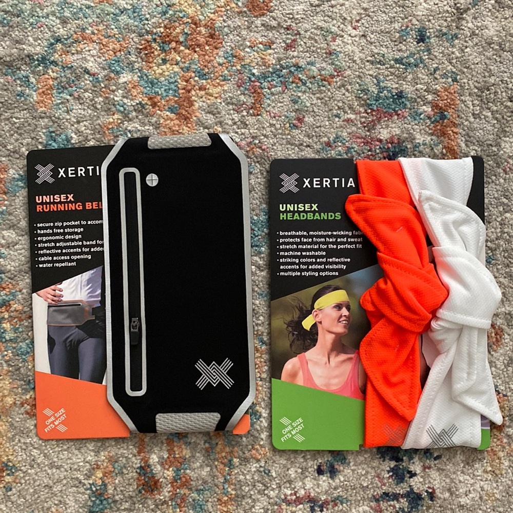 Running belt and exercise headbands 2 for $25